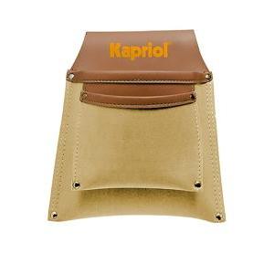 Kapriol - borsa porta attrezzi similpelle a due tasche da carpentiere
