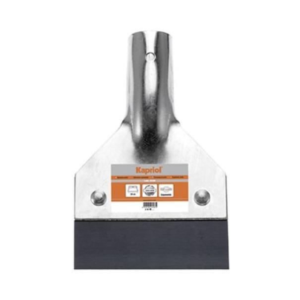raschietto professionale Kapriol lama rigida 15x17 cm in acciaio zincato per edilizia e rimozione superfici