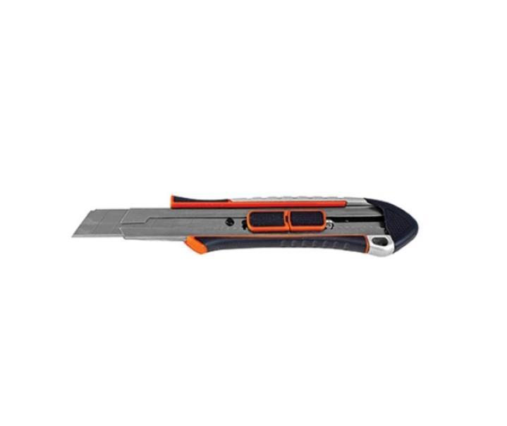 Cutter professionale in metallo con lama spezzabile da 25 mm MAC ergonomico