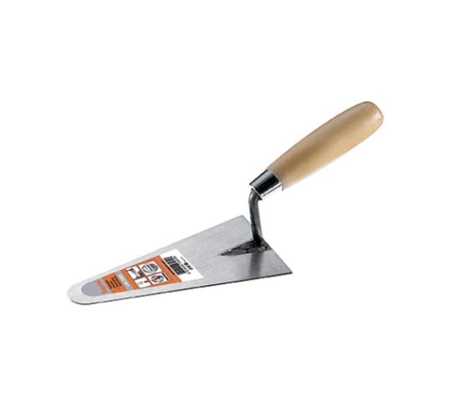 Cazzuolino punta tonda Kapriol acciaio 14 cm con manico ergonomico per muratura