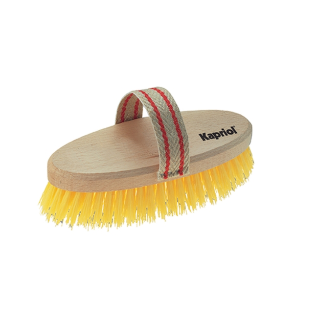 spazzola Kapriol in pvc per pulizia superfici cotto con manico ergonomico