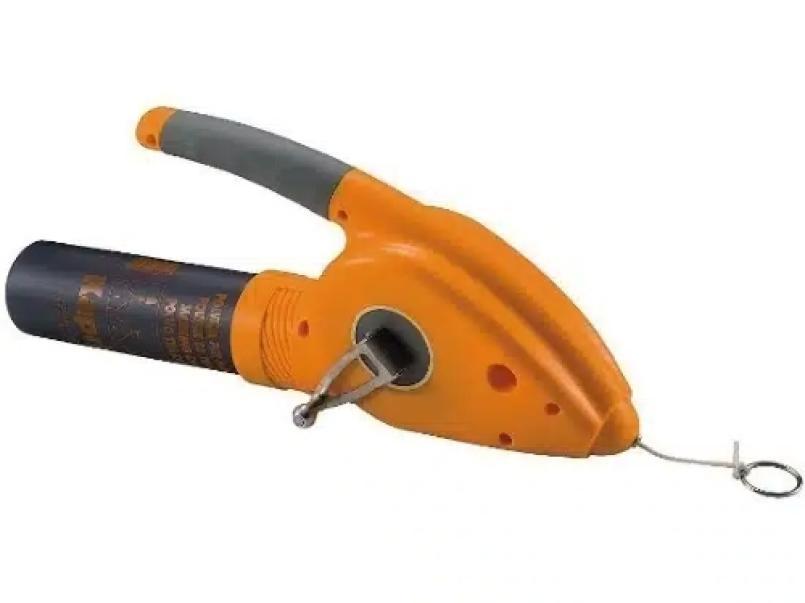 tracciarighe manuale kapriol con impugnatura ergonomica per lavori di edilizia e cantiere 30 metri