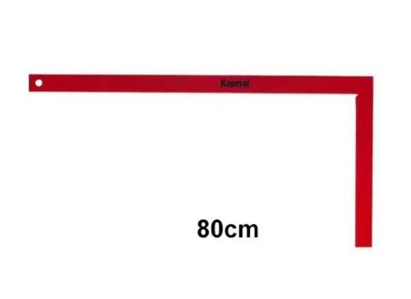 squadra muratore Kapriol 80 cm utensile professionale per edilizia in acciaio