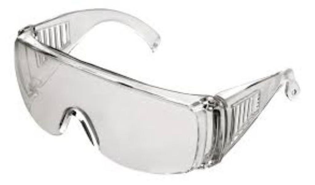 occhiali di protezione trasparenti da lavoro con lente in policarbonato DFL K2 certificazione CE