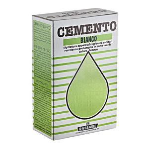 Cemento bianco in polvere  per sigillature e zone umide confezione 5 kg