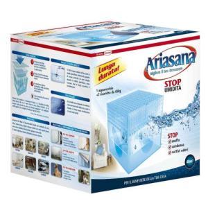 Kit assorbiumidità  ariasana vaschetta con 2 ricariche da 450 g ambiente casa