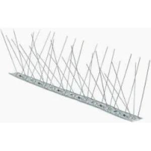 Dissuasore volatili inox base 1 metro larghezza 2.5-80 cm spilli