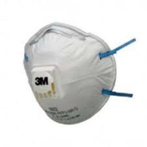 maschera respiratoria ffp2 dfl con valvola antipolvere e fumi modello 3m 8822