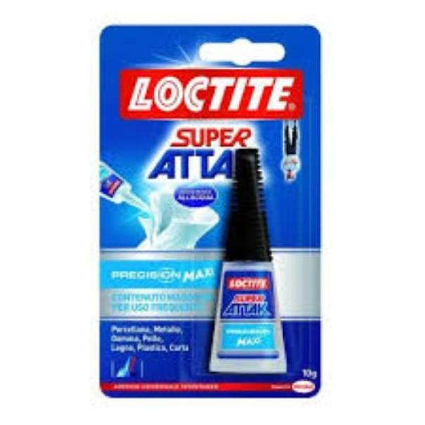 Colla cianoacrilica Loctite Super Attak 3 g confezione DFL originale precisione