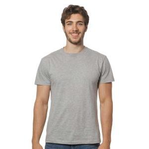 Logica - t-shirt manica corta cotone grigio leggera estiva 894et tg. l