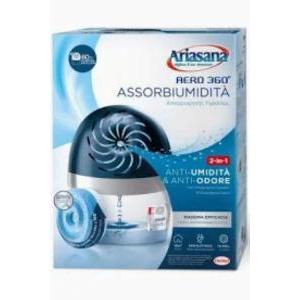 Assorbiumidità  ariasana aero 360 kit deumidificatore ambiente 2 in 1 con ricarica