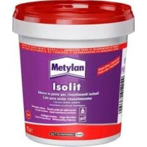 Adesivo in pasta per rivestimenti isolanti  metylan isolit 925 g