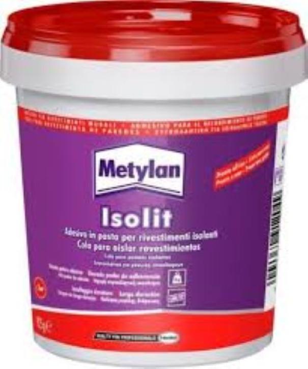 Adesivo in pasta per rivestimenti isolanti MAC Metylan Isolit confezione 925 grammi