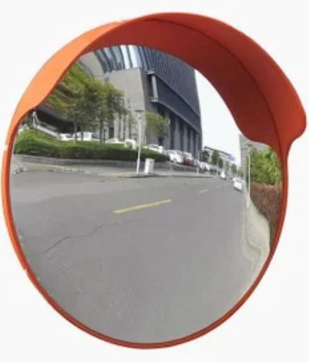 Specchio stradale infrangibile DFL diametro 60 cm per sicurezza traffico