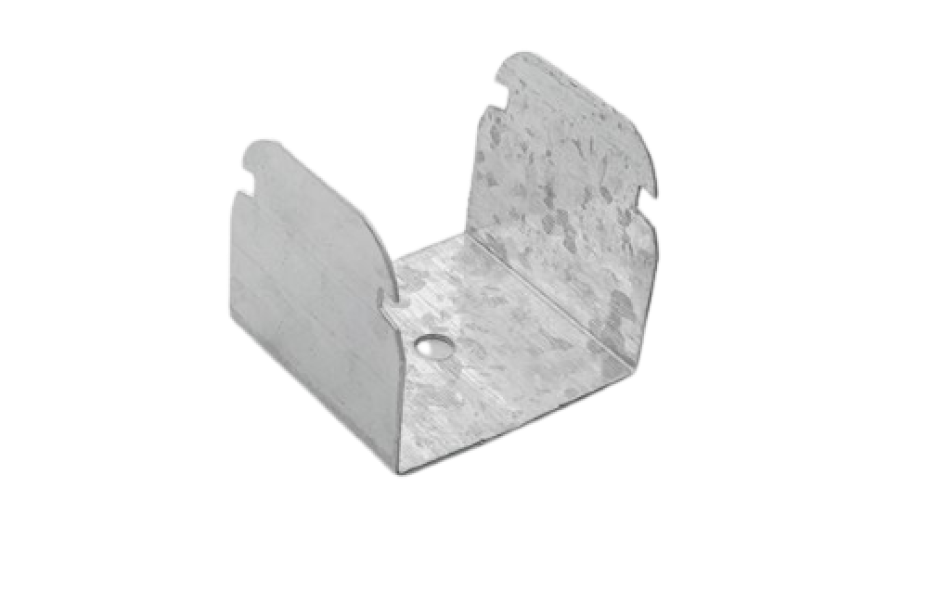 Accessorio cavaliere con foro in metallo zincato per strutture a secco AKIFIX