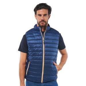 Logica – kronos/1 gilet imbottito in nylon blu tg. 2xl