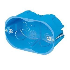 Scatola incasso cartongesso 3 moduli plastica 110x65x45 mm  installazione facile