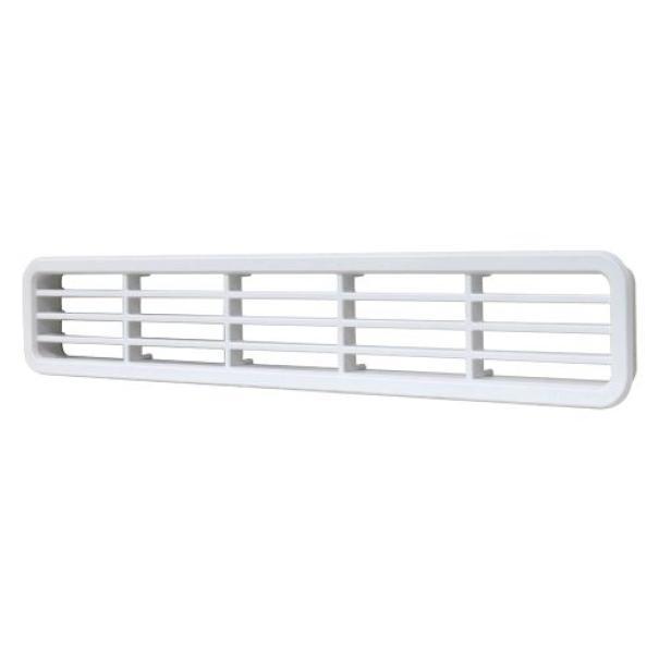griglia di aerazione per mobili in abs bianco 200x30 mm ideale per ventilazione interna