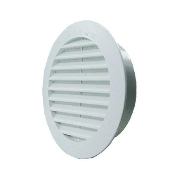 griglia di aerazione da incasso rotonda abs bianca per ventilazione diametro 100 mm dfl