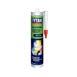 Sigillante siliconico neutro  tytan professional per serramenti alluminio 300 ml