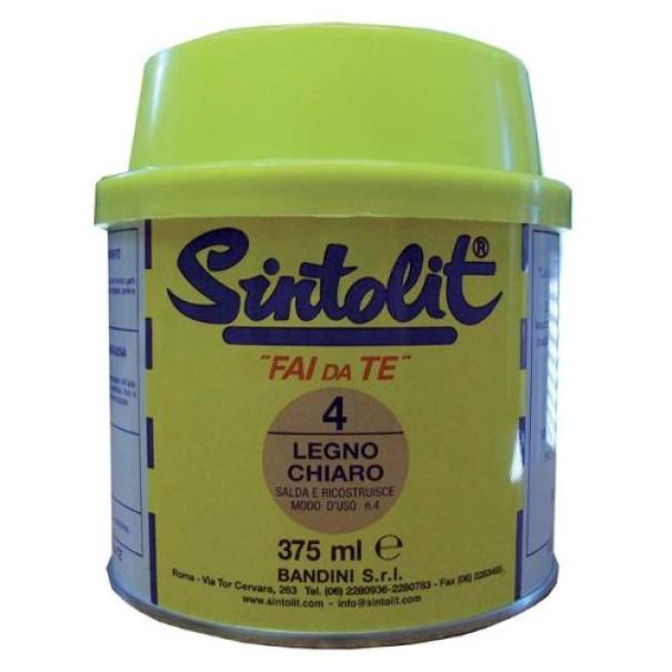 stucco per legno chiaro DFL Sintolit 375 ml ideale per riparazioni e restauro su superfici lignee