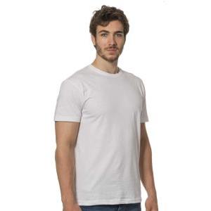Logica - 892et t-shirt manica corta cotone bianca tg. m