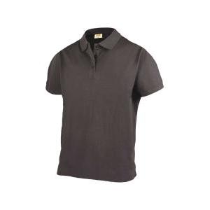 Logica polo jersey 100%cotone 165 gr.grigio antrac.cod.welta3-l