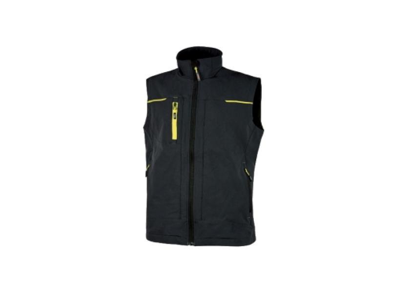 gilet tecnico da lavoro u group upower saturn nero carbon taglia xl