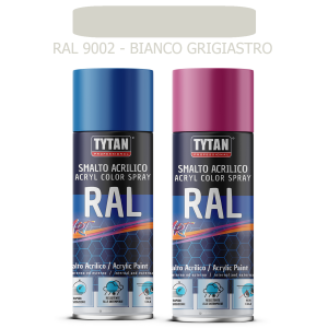 Tytan - smalto acrilico art spray rapida essicazione 400 ml ral 9002 bianco grigiastro