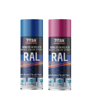 Smalto acrilico spray tytan 400 ml ral 5010 blu genziana per interni ed esterni