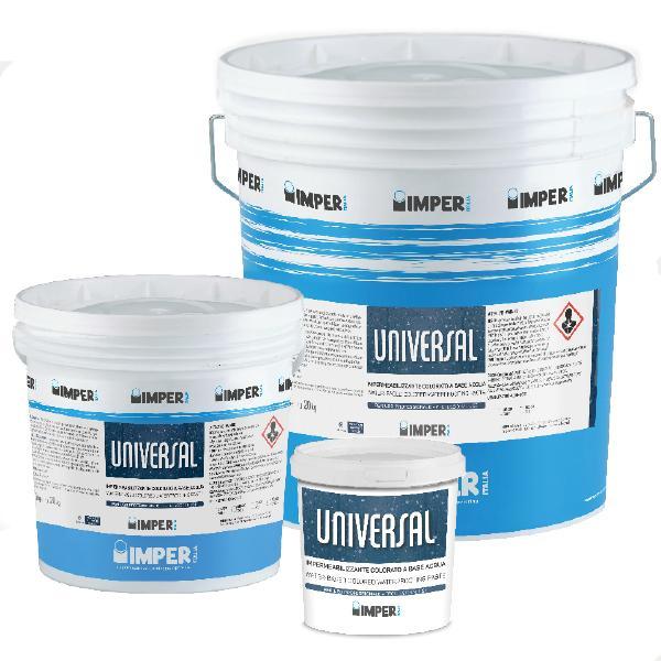 imper italia spa imper - universal membrana liquida elasto-bituminosa impermilizzante rossa kg 5 - foto 2