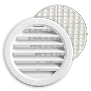 Griglia aerazione incasso mac abs bianca rete antipolvere diametro 97 mm