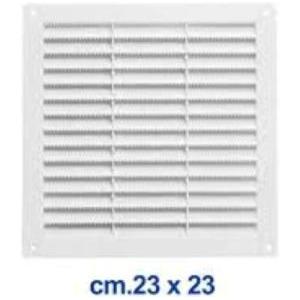 Griglia aerazione sovrapposizione abs bianca  23x23 cm ventilazione
