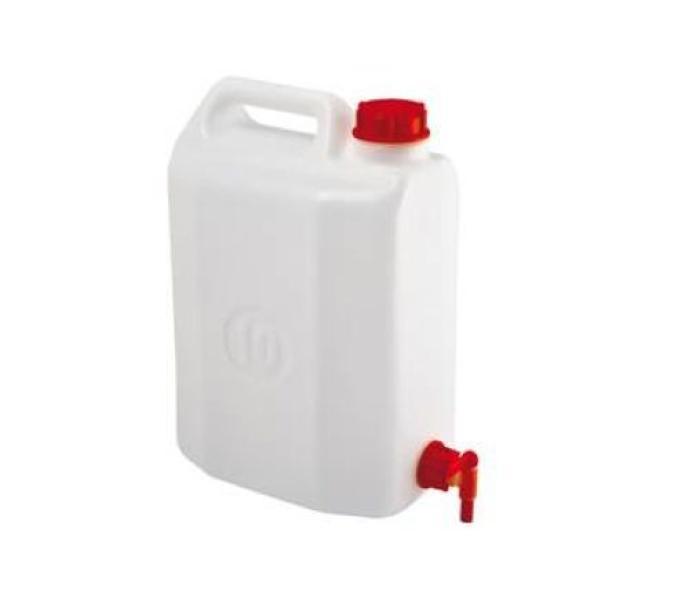 Tanica alimentare in plastica da 20 litri con rubinetto e manico DFL