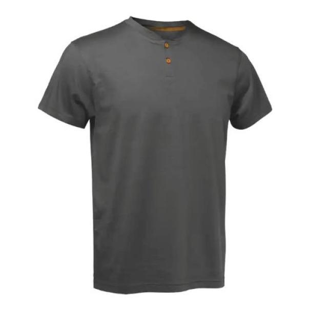 tshirt cotone 135 grammi grigio arancio logica professional manica corta taglia m