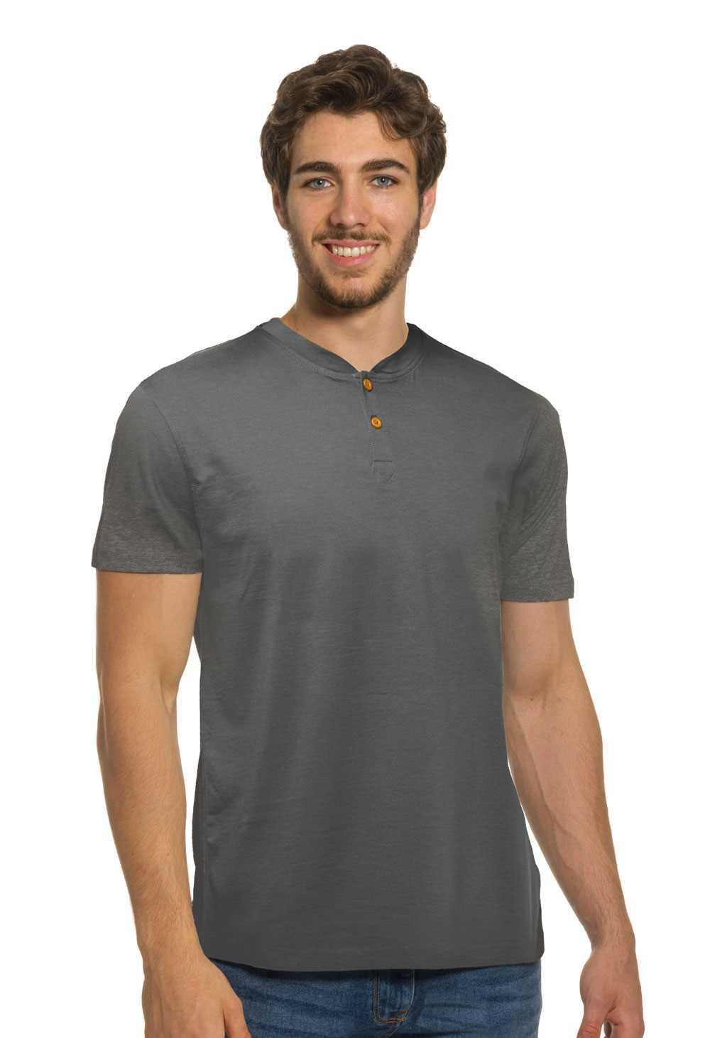 logica professional logica - t-shirt manica corta cotone grigio scuro macao/4 tg. m - foto 1