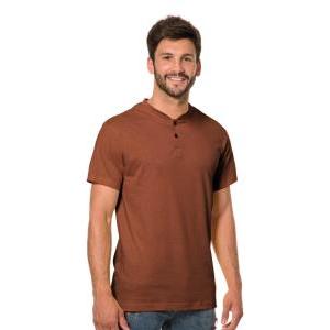 Logica - t-shirt manica corta cotone mattone macao/2 tg. m
