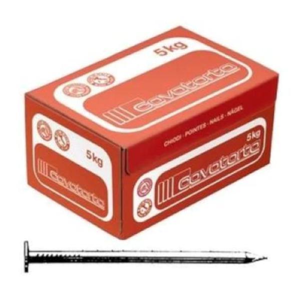 chiodi ferro TP 4.5x100 mm scatola 5 kg per fissaggio MAC