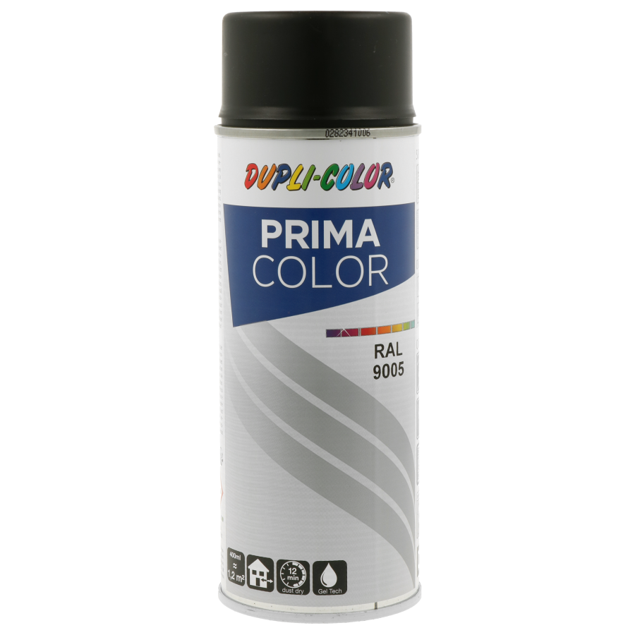 setra vernici duplicolor - spray acrilico nero ral 9005 lucido 400ml - foto 1