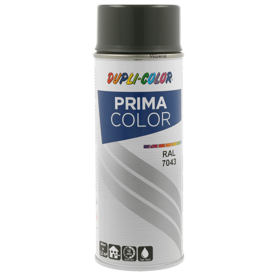 setra vernici duplicolor - spray acrilico grigio traffico b ral 7043 lucido 400ml - foto 1