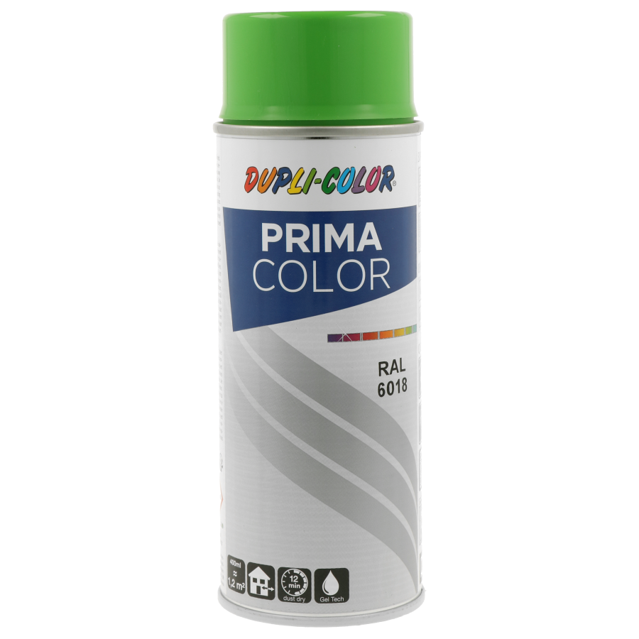 setra vernici duplicolor - spray acrilico verdegiallastro ral 6018 lucido 400ml - foto 1