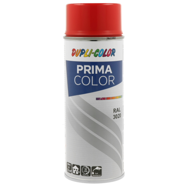 setra vernici duplicolor - spray acrilico rosso traffico ral 3020 lucido 400ml - foto 1