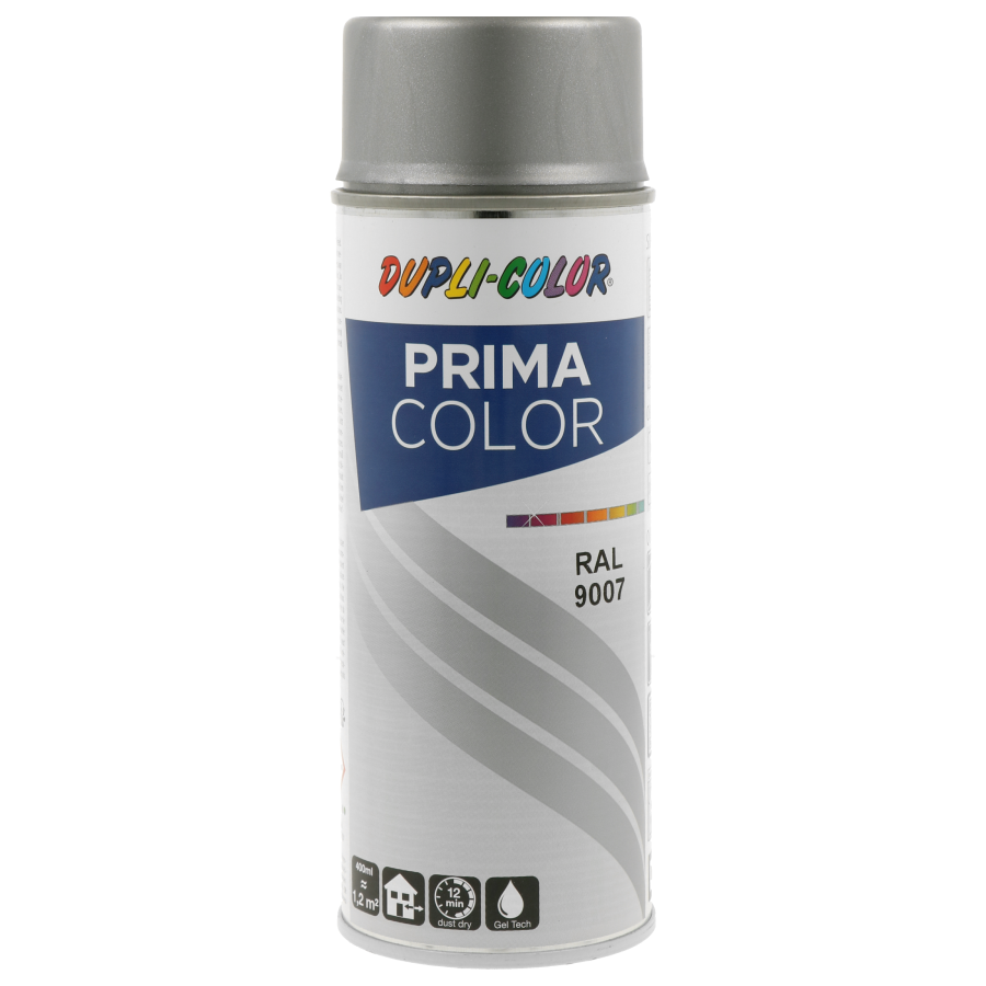 setra vernici duplicolor - spray acrilico alluminio grigiastro ral 9007 400 ml lucido - foto 1