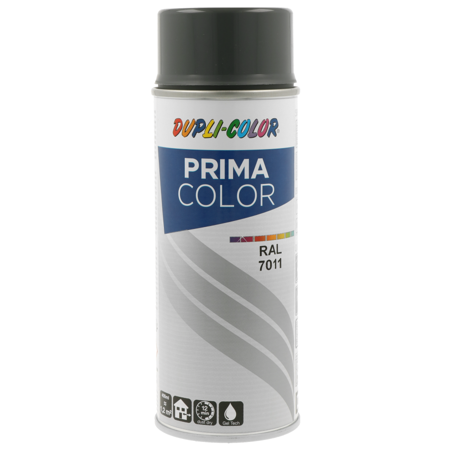 setra vernici duplicolor - spray acrilico grigio ferro ral 7011 lucido 400ml - foto 1