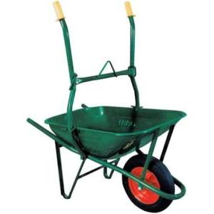 Carriola tubolare ribaltabile  struttura robusta per edilizia e giardinaggio