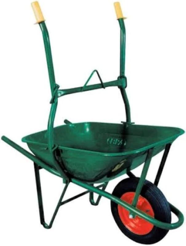 carriola tubolare ribaltabile DFL per edilizia e giardinaggio