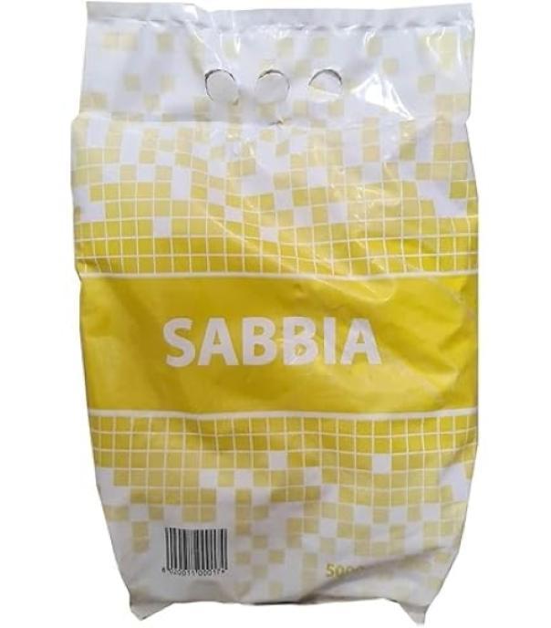 sabbia quarzifera fine MAC confezione da 5 kg per edilizia e miscele cementizie