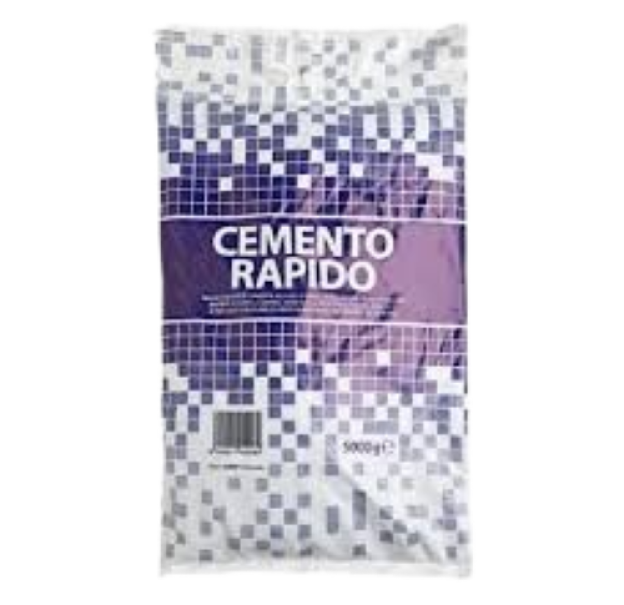 cemento rapido in polvere MAC confezione 5 kg grigio per riparazioni veloci
