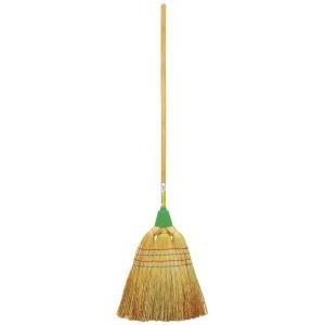 Scopa saggina con manico in legno  40 cm h150 cm pulizia pavimenti interni ed esterni