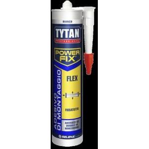 Adesivo di montaggio flessibile  tytan power fix flex 290 ml bianco